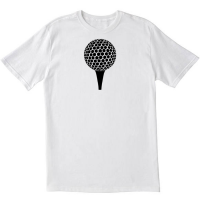 Golf Ball and Tee Symbol T shirt