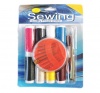 Home Mart Sewing Kit - Tailor Tape Measure Full Sewing Needle Set Scissor Thread Photo