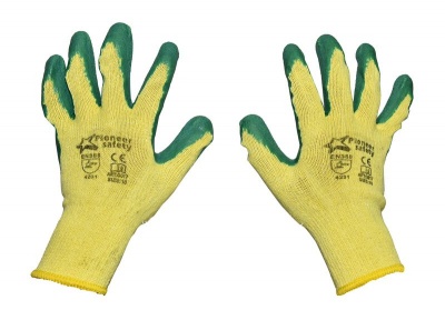 Photo of New Design Latex Coated Cotton Safety Working Gloves