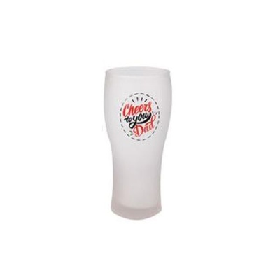 Beer Tumbler Glass Frosted 570ml