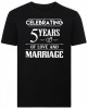 Celebrating 5 Years Of Love And Marriage Tshirt Photo