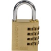 Matlock 40Mm Brass Combination Padlock Pk 4 Photo