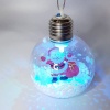 Light Up Christmas Santa Bauble - Self Lit Christmas Ball Photo