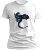 PepperSt Men's White T-Shirt - Night Dragon Photo