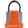 Matlock 40Mm 4 Pin Strong Padlock Orange Photo