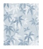 Two Tone Palm Leaves Wallpaper - Blue Photo