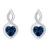 Civetta Spark Infinity Heart Earring-Swarovski Crystal Montana Photo