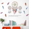 AOOYOU Feather & Dream Catcher Wall Decor Art Sticker Photo