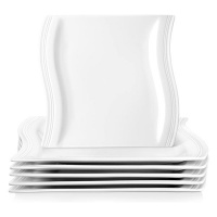 Dream Home Durable Porcelain Ceramic Dinnerware Set Plates Set of 6