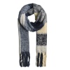 Lily & Rose Oversized Checkered Woven Tasselled Scarf Photo