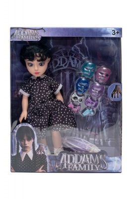 Addams Family Wednesday Doll Set