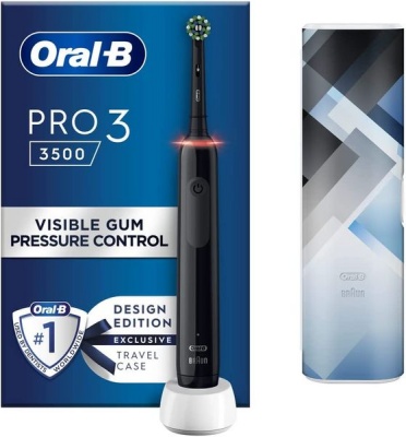 Oral B Oral B Pro 3 3500 Black Plus Travel Case
