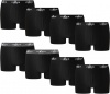 FM London Men's Black Fitted Hipster Boxers with Hyfresh Anti-Odour Technology - 8 Pack Photo
