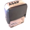 Pappa Joe Colop C20 Self Inking Rubber Stamp - ASAP - Black Photo