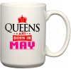 CustomizedGifts Queens Are Born In May Birthday Coffee Mug Photo