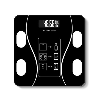 Photo of Dream Home DH - Health Intelligent Bluetooth Body Fat Scale - Black