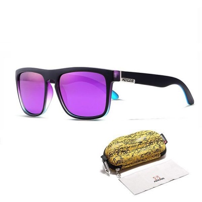 KDEAM Cyclone Polarised Lifestyle Sunglasses for Men Purple