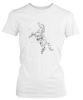 PepperSt Ladies White T-Shirt - Pyro Horse Photo