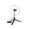 Tech Geeks Desktop 10" LED Ring Light & Stand for Live Streaming TikTok Photo