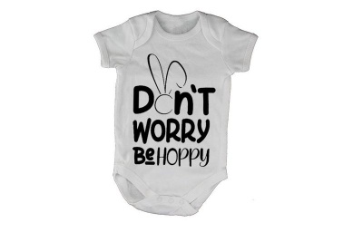 Photo of BuyAbility Don't Worry Be Hoppy - Easter - Short Sleeve - Baby Grow