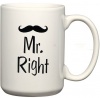 Mr. Right Husband Boyfriend Anniversary Valentine's Day Gift Mug Photo