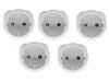 2-Pin Schuko to 16A 3-Pin Adaptor : EUR-SCH 5 Pack Photo