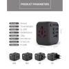 World Travel Plug Adapter and Fast-Charger with 3 USB Ports and Type C Photo