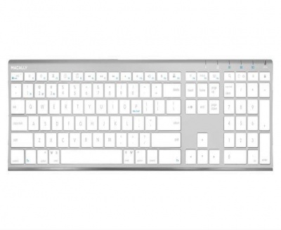 Photo of Macally Ultra slim Bluetooth keyboard - Aluminium