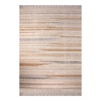 Kristal Carpets Random Stripe Pattern Beige Rug