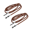 Pou Pu Leather Eyewear Straps Double Pack Brown Photo