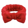 HeadBand Soft Fleece Makeup Cosmetic Shower Elastic Protection Bowknot Photo