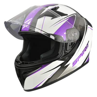 Photo of Spirit Tyro Purple Motorcycle Helmet