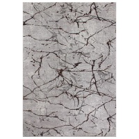 Kristal Carpets Star Modern Crack Grey Rug
