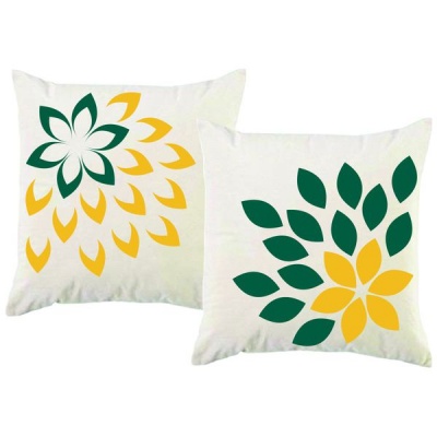 Photo of PepperSt - Scatter Cushion Cover Set - Abstract Flower & Leaf Pattern