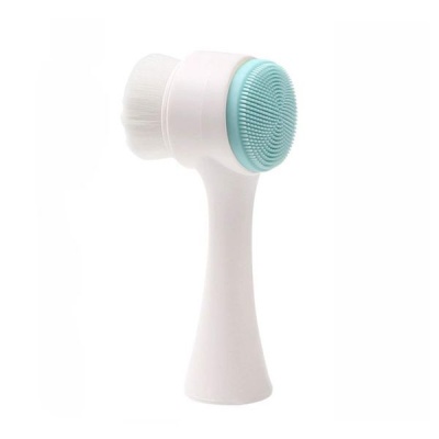 3D Silicone Facial Cleansing Brush Blue