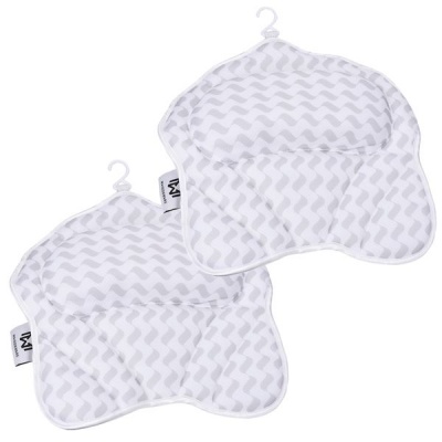 Maisonware Luxury 3D Mesh Ergonomic Bath Jacuzzi Pillow Headrest 2 Pack
