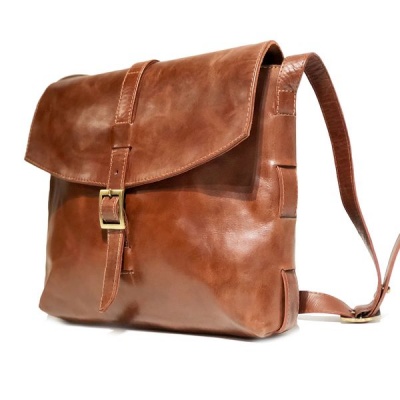 Photo of Nuvo - Genuine leather Messenger bag with buckle SAM-02