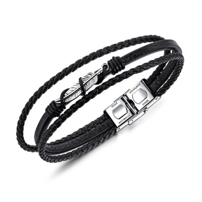 Photo of Light as a Feather Cord Bracelet Black