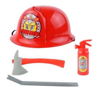 Photo of Olive Tree - Firefighter / Fireman Pretend Role Play Set Toy Accessories