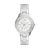 Fossil Stella WomenS Silver Stainless Steel Watch ES5130