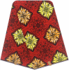 Vlisco Hollandaise wax-Lotus flower Ankara fabric Photo