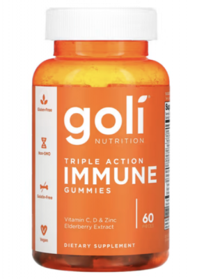 Goli Nutrition Goli TripleAction ImmuneGummies 60s