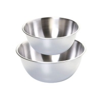 Upstairs Homeware Stainless Steel Mixing Bowls Set of 2