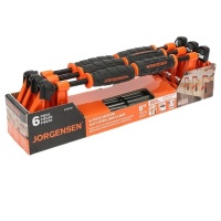 Jorgensens Jorgensen Steel Bar Clamp 6 Medium Duty 6 Piece
