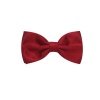 Plain Satin Bow Tie - Red Photo