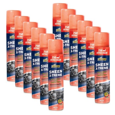 Photo of Shield Auto Shield - Sheen Xtreme 750ml - Musk- 12 Pack