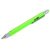 Troika Multitasking Ballpoint Pen Mini Tool Construction Neon Green