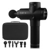 5by5 PRO Percussive 30 Speed Massage Gun - 6 Heads Matt Black Photo