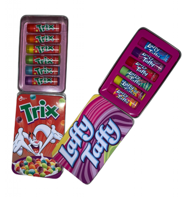 Photo of Lip Balm Tins - Assorted - 2 Pack - Laffy Taffy & Trix