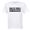 BuyAbility Dad of Girls - Outnumbered - Adults - T-Shirt Photo